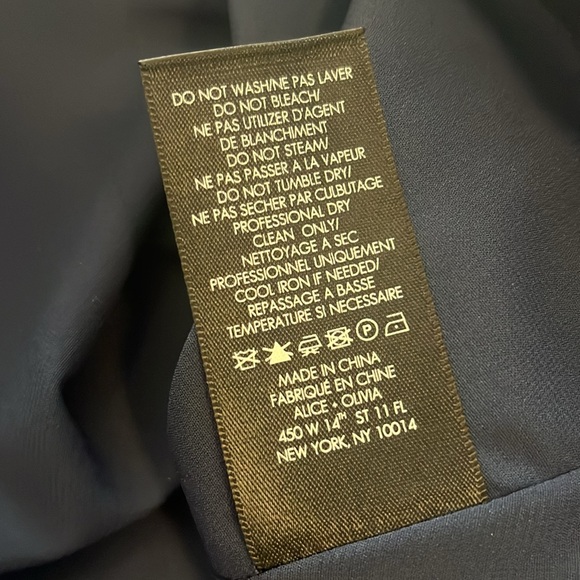 Alice+Olivia Navy Cocktail Dress - Picture 6 of 6